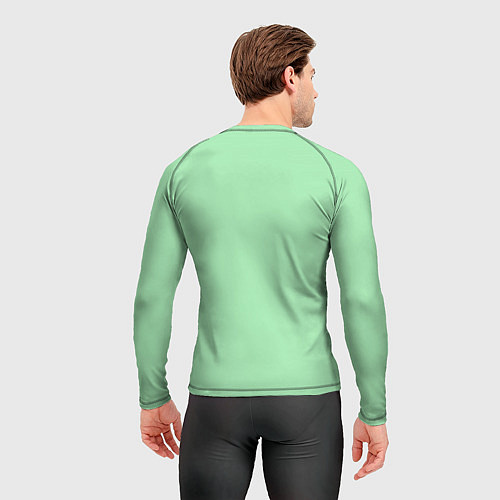 Мужской рашгард Мятный радуга / 3D-принт – фото 4