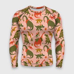 Рашгард мужской Dinosaurs with gifts, цвет: 3D-принт