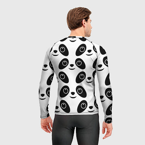 Мужской рашгард Panda bing dun dun / 3D-принт – фото 4