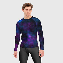 Рашгард мужской Космос с галактиками, цвет: 3D-принт — фото 2