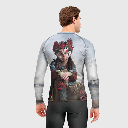 Мужской рашгард Horizon Forbidden West / 3D-принт – фото 4