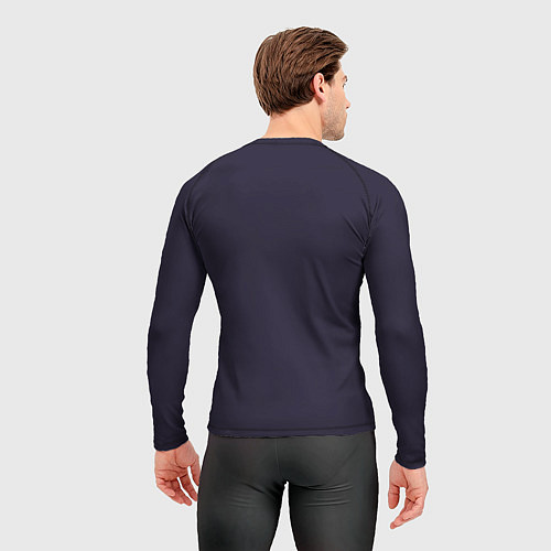 Мужской рашгард Голова лысого ученого киберпанка / 3D-принт – фото 4