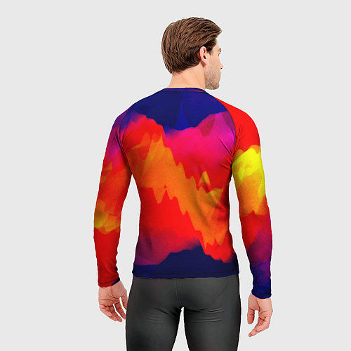 Мужской рашгард Битва полигонов нейростеть / 3D-принт – фото 4