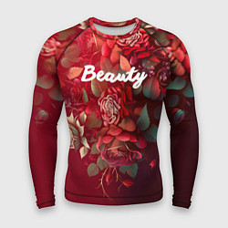Рашгард мужской Beauty Красота розы, цвет: 3D-принт