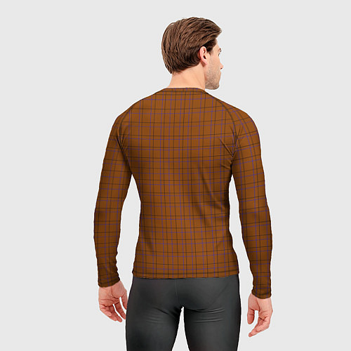 Мужской рашгард Темные клетки / 3D-принт – фото 4