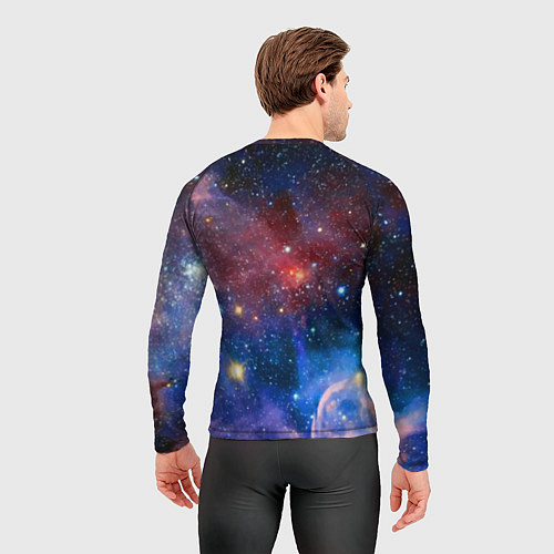 Мужской рашгард Космическая девушка-кошка / 3D-принт – фото 4