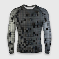 Рашгард мужской Digital pixel black, цвет: 3D-принт