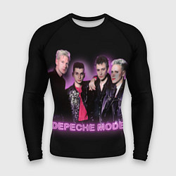 Мужской рашгард 80s Depeche Mode neon