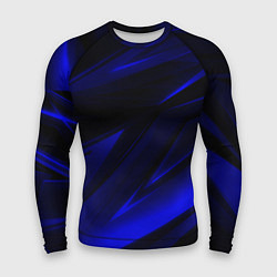 Рашгард мужской Geometry blue stripes, цвет: 3D-принт