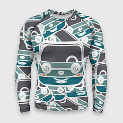 Рашгард мужской Абстракция машина, цвет: 3D-принт