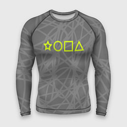 Рашгард мужской Ребус - жопа, цвет: 3D-принт