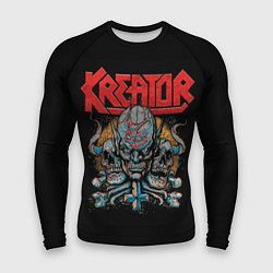 Рашгард мужской Kreator - трэш-метал, цвет: 3D-принт