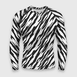 Рашгард мужской Полосатая шкура зебры, цвет: 3D-принт