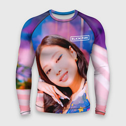 Рашгард мужской BlackPink Gorgeous Jennie, цвет: 3D-принт