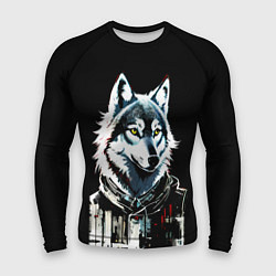 Рашгард мужской Волк - графика, цвет: 3D-принт
