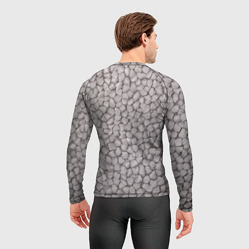 Мужской рашгард Забавная белая обезьяна / 3D-принт – фото 4