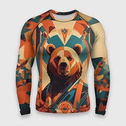 Рашгард мужской Гордый медведь, цвет: 3D-принт