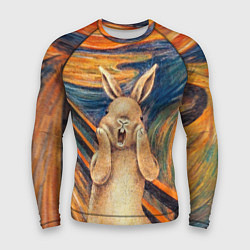 Рашгард мужской Картина Крик - кролик, цвет: 3D-принт