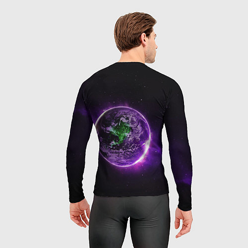 Мужской рашгард Планета - космос / 3D-принт – фото 4