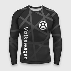 Рашгард мужской Volkswagen - classic black, цвет: 3D-принт