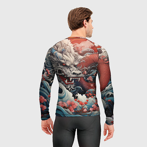 Мужской рашгард Морской дракон Irezumi / 3D-принт – фото 4