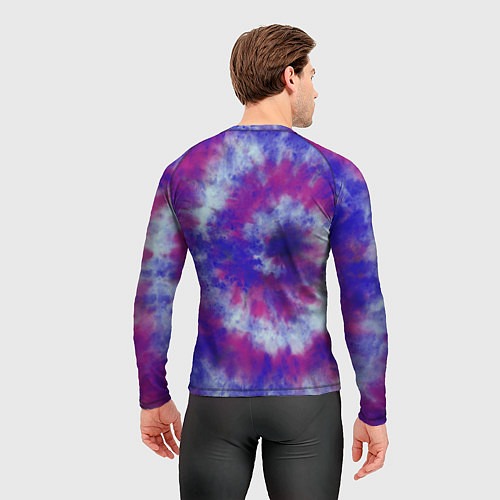 Мужской рашгард Tie-Dye дизайн / 3D-принт – фото 4
