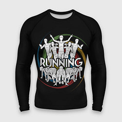 Рашгард мужской Running, цвет: 3D-принт