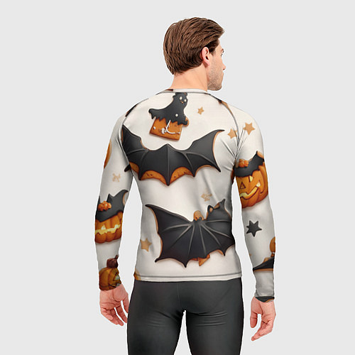 Мужской рашгард Сладкий хеллоуин / 3D-принт – фото 4
