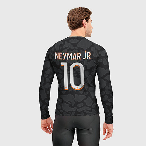 Мужской рашгард Неймар форма ПСЖ 23-24 третья / 3D-принт – фото 4
