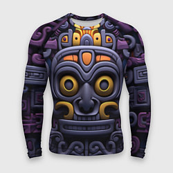 Рашгард мужской Орнамент в стиле ацтеков, цвет: 3D-принт
