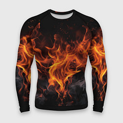 Мужской рашгард Огонь и дым