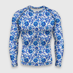 Мужской рашгард Гжель классика