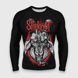 Рашгард мужской Slipknot - козёл, цвет: 3D-принт