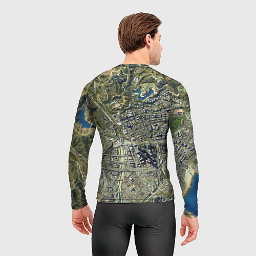 Мужской рашгард GTA 5 карта / 3D-принт – фото 4