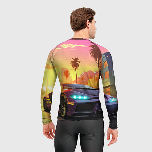 Мужской рашгард Auto GTA 6 / 3D-принт – фото 4