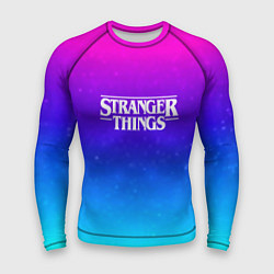 Рашгард мужской Stranger Things gradient colors, цвет: 3D-принт