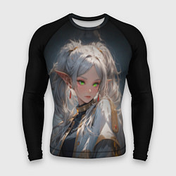 Рашгард мужской Аниме Фрирен провожающая в последний путь, цвет: 3D-принт