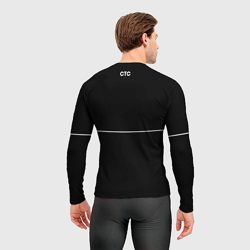 Мужской рашгард Молодежка - black / 3D-принт – фото 4