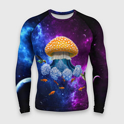 Рашгард мужской Space mushroom, цвет: 3D-принт