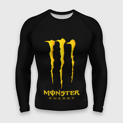 Рашгард мужской Monster energy yellow color, цвет: 3D-принт