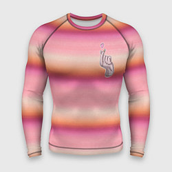 Рашгард мужской Рука-Вещь: текстура свитера Энид из сериала Уэнсде, цвет: 3D-принт