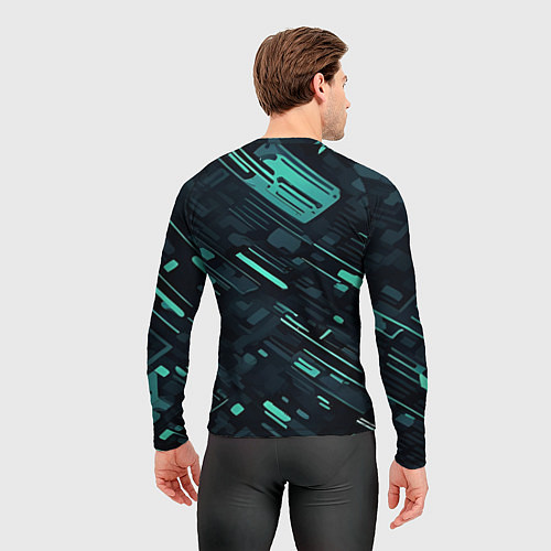 Мужской рашгард Аквасайбер / 3D-принт – фото 4