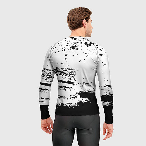 Мужской рашгард Deathloop чёрные краски / 3D-принт – фото 4