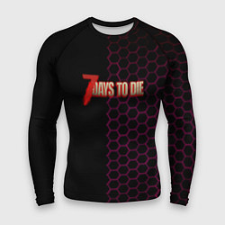 Рашгард мужской 7 days to die зомби шутер, цвет: 3D-принт