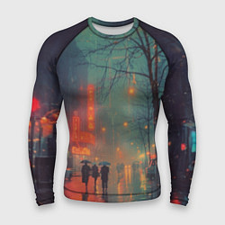 Мужской рашгард Пасмурный вечер
