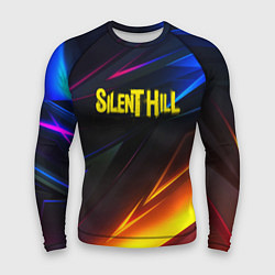 Рашгард мужской Silent hill stripes neon, цвет: 3D-принт