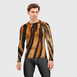 Рашгард мужской Тигровая шкура, цвет: 3D-принт — фото 2