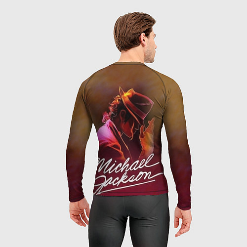 Мужской рашгард Michael Jackson нарисованный кистью / 3D-принт – фото 4