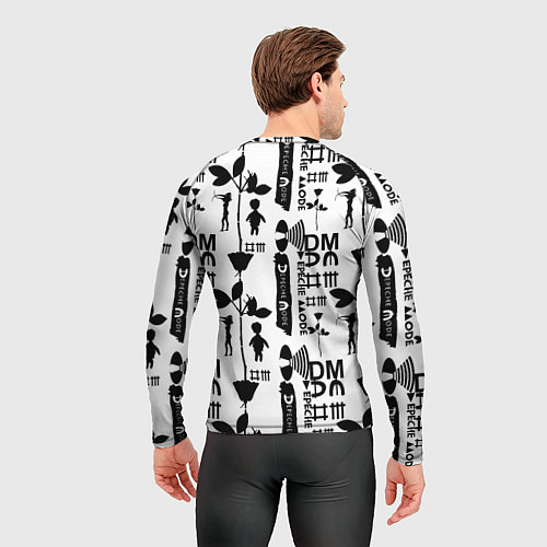 Мужской рашгард Depeche Mode DM music / 3D-принт – фото 4