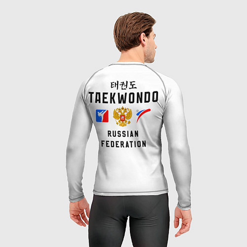 Мужской рашгард Тхэквондо Россия / 3D-принт – фото 4